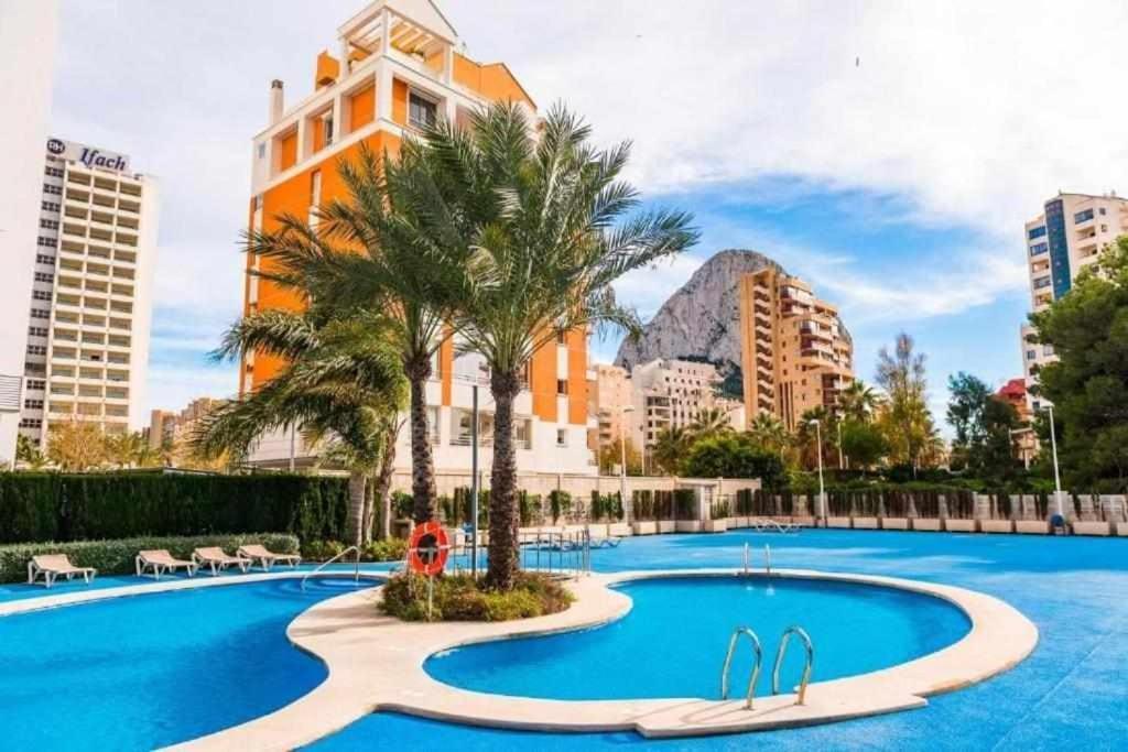 Apartment With Sea View Pool & Private Parking Calp Exterior foto